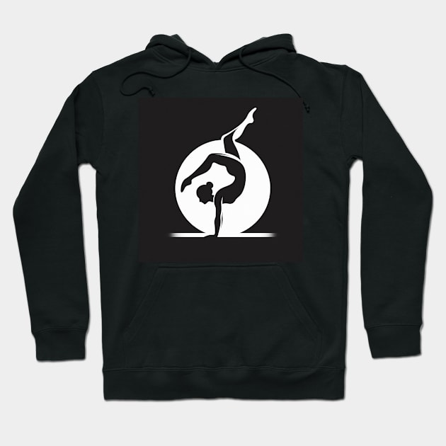 Gymnast Hoodie by Print Forge